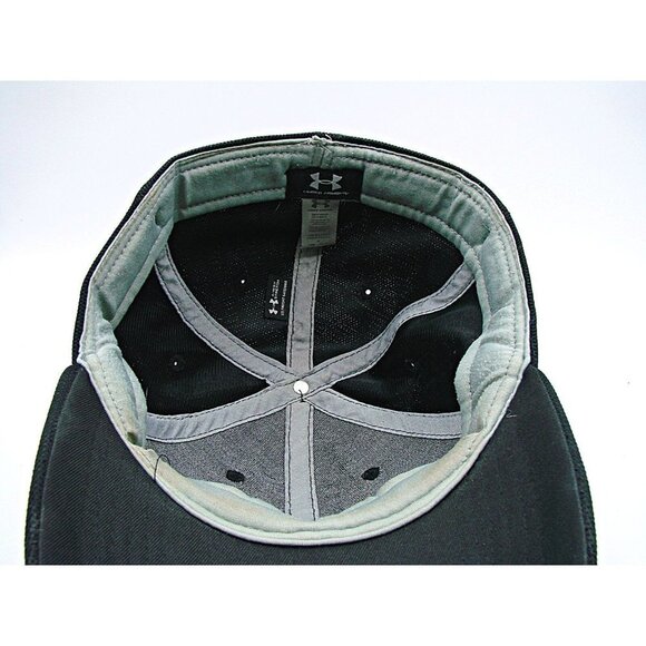 Under Armour Unisex Adults Black White 4 Way Stretch Hat Baseball Cap Black Sz M - Picture 9 of 12